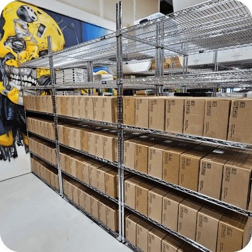 our warehouse
